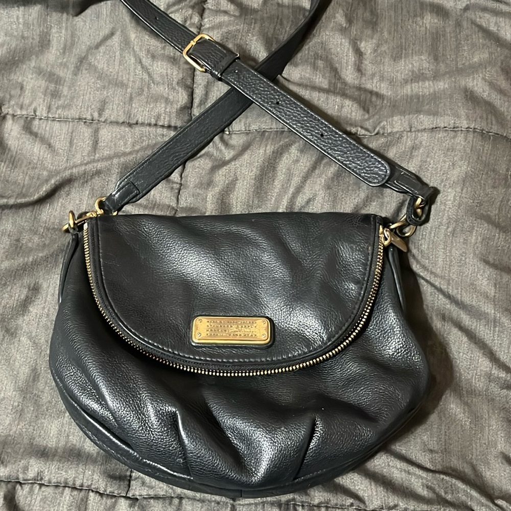 Marc by Marc Jacobs Natasha Leather Crossbody bag in black